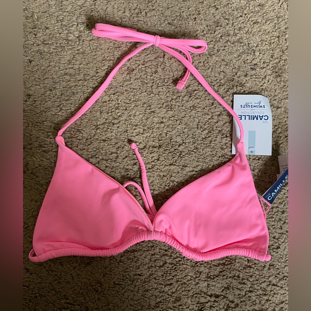 Classic triangle bikini top size medium